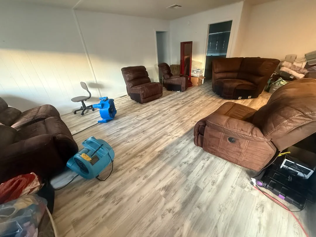 VCT floor strip and wax restoration